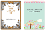 book plate labels